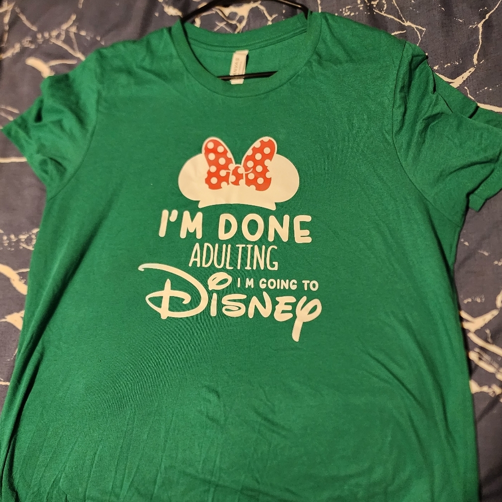 Done Adulting Disney Shirt